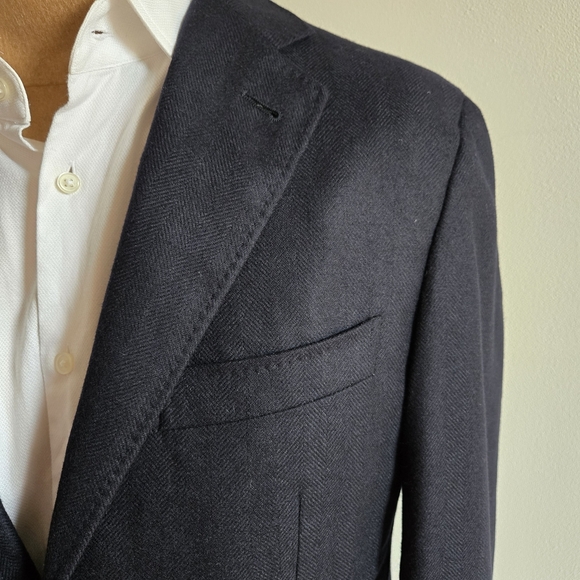 🇮🇹Canali Kei Loro Piana Cashmere Blend Sport Coat - Picture 4 of 13